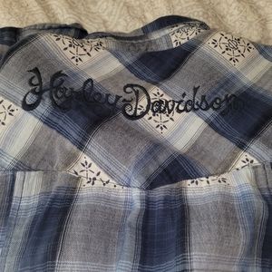 Lot of 2 womens 2x harley davidson flannels